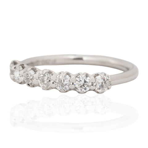 .62ctw Petite Old European Cut Diamond 7-Stone Band