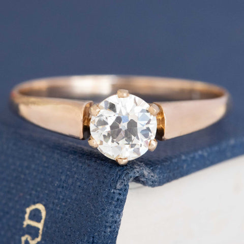 .69ct Vintage Old European Cut Diamond Solitaire