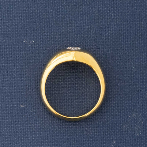 .70ct Pear Cut Diamond Bezel Ring