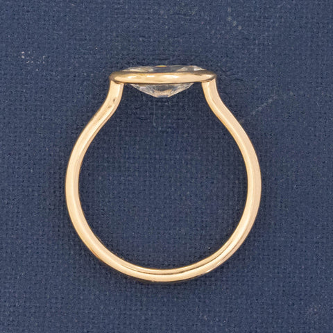 .82ct Marquise Cut Diamond Bezel Solitaire