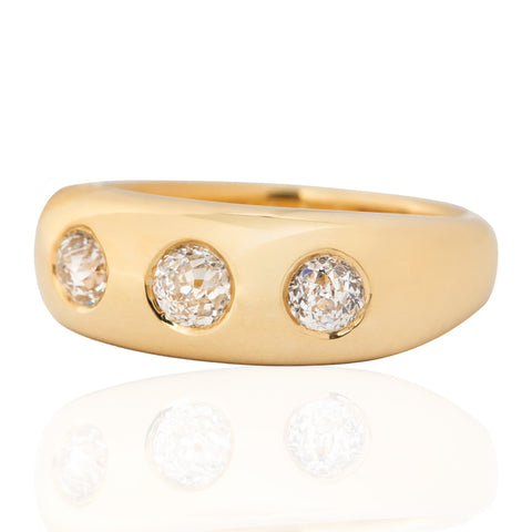 .83ctw Jubilee Cut Diamond 3-Stone Ring