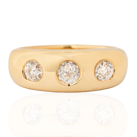 .83ctw Jubilee Cut Diamond 3-Stone Ring