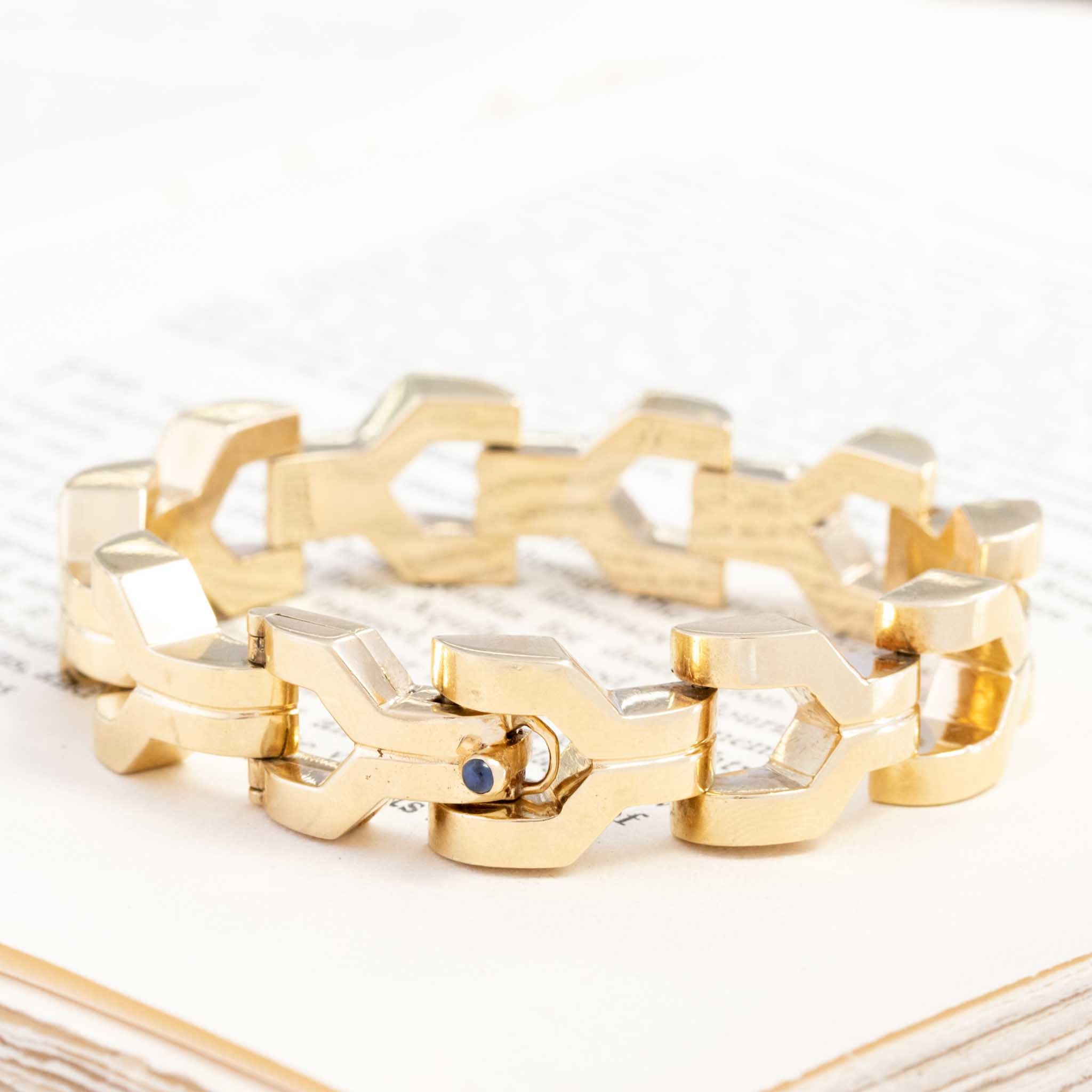 Nicole Landaw Gold Link Bracelet