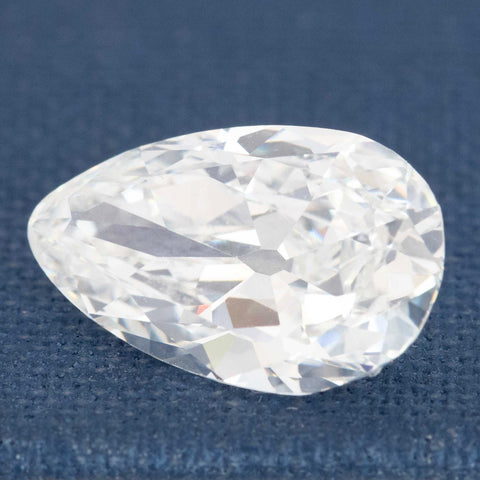 3.01ct Antique Pear Cut Diamond, GIA F VS2