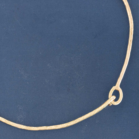 Vintage Hammered Collar Necklace