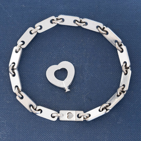Vintage Fidelity Link Bracelet, by Cartier