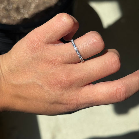 Vintage Round Brilliant Cut Diamond Eternity Band, by Tiffany & Co.