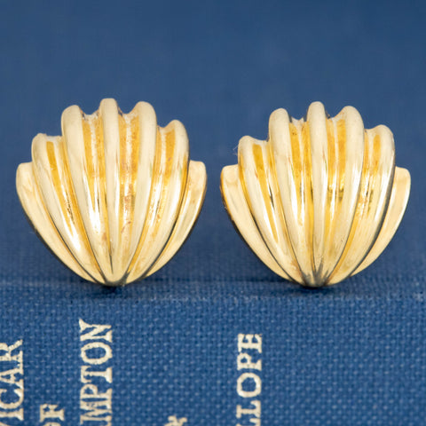 Vintage Shell Clip-On Earrings, by Tiffany & Co.