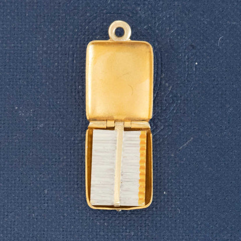 Vintage Enamel Cigarette Case Charm