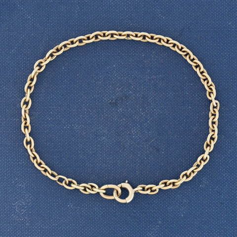 Vintage Oval Link Chain Bracelet