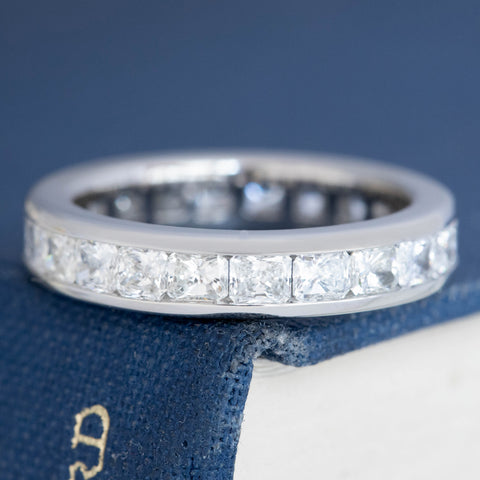 2.28ctw Radiant Cut Diamond Eternity Band