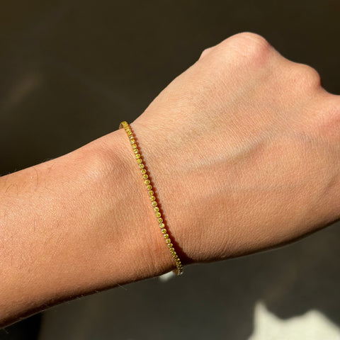 1.25ctw Fancy Yellow Diamond Tennis Bracelet, by Martin Katz