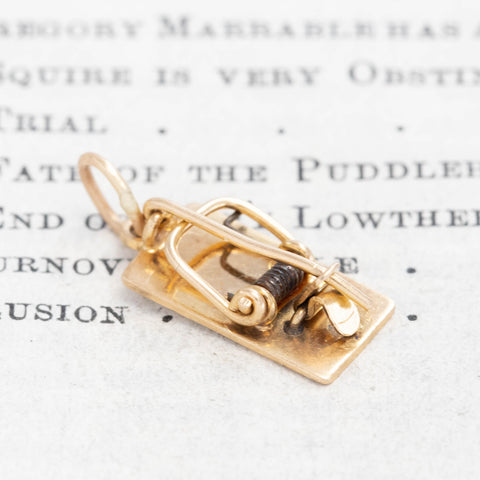 Vintage Mouse Trap Charm