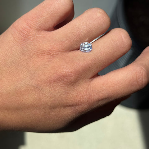 1.75ct Elongated Old Mine Cut Diamond, GIA F VS1