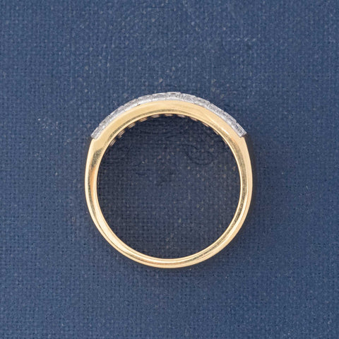 2.16ctw Criss Cut Diamond Double Row Band