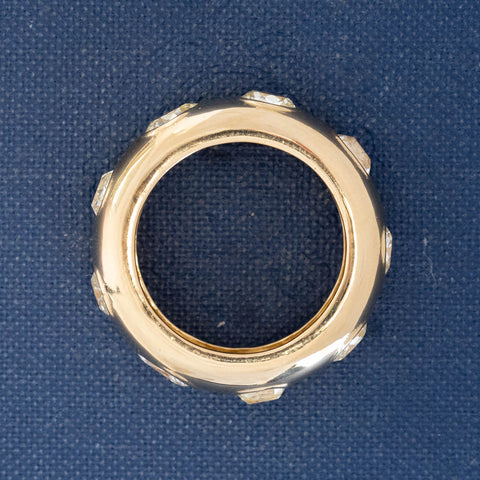 2.89ctw Mixed Old Cut Diamond Scatter Band