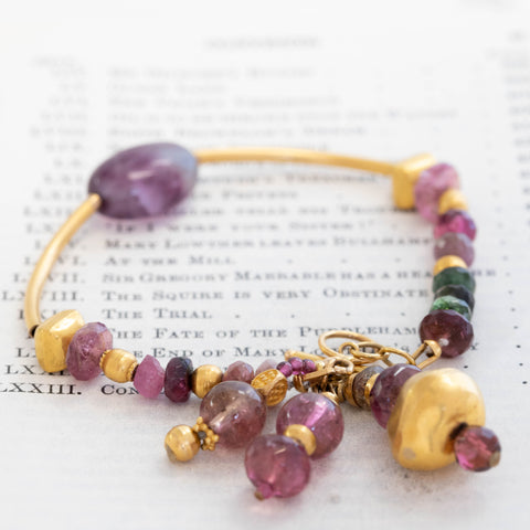 Freeform Gemstone Bead Bracelet