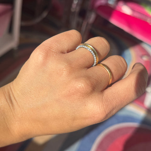 1.00ctw Round Brilliant Cut Diamond Stacker Bands