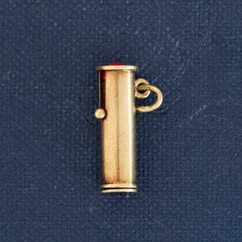 Vintage Lipstick Charm