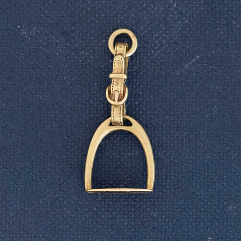 Vintage Articulating Stirrups Charm