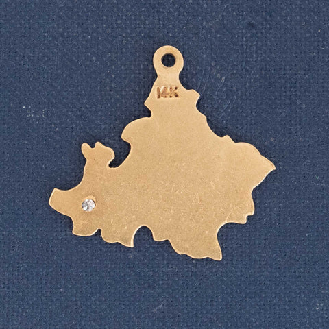 Vintage Diamond O‘ahu, Hawaii Charm