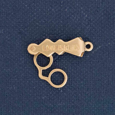 Vintage Love is Blind Spectacles Charm