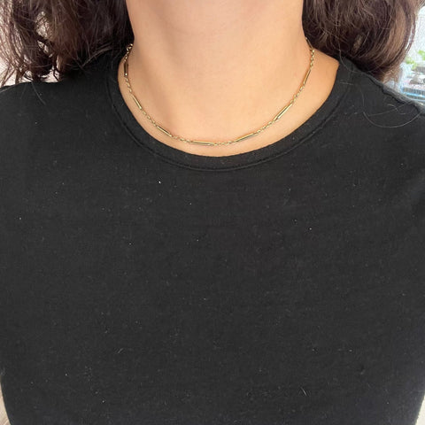 Antique Fancy Link Chain - Choker