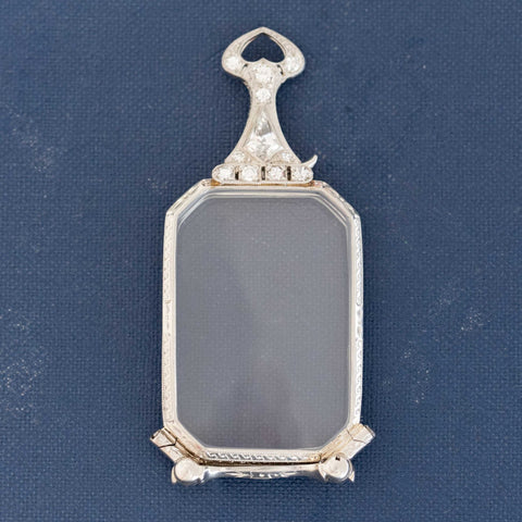 Art Deco Diamond Opera Lorgnette Folding Glasses