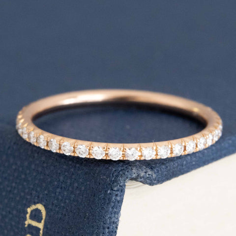 Diamond Eternity Wedding Stacker Bands by Tiffany & Co.