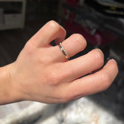 Diamond Eternity Wedding Stacker Bands by Tiffany & Co.