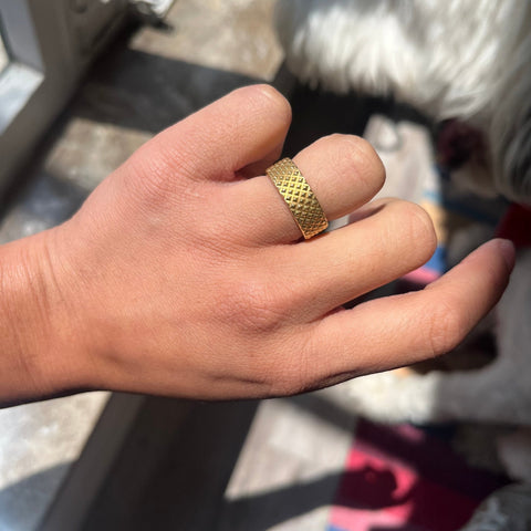 Diamond Point Band, by Tiffany & Co.