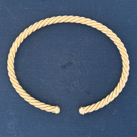 Gold Cable Cuff Bracelet, by David Yurman