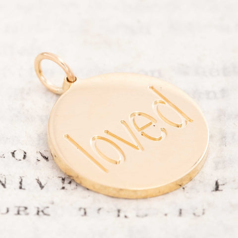 LOVED Disc Charm