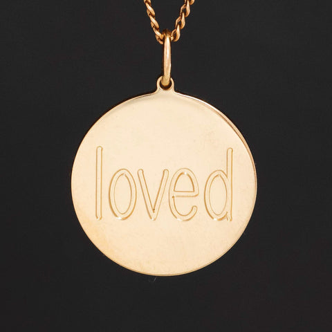 LOVED Disc Charm