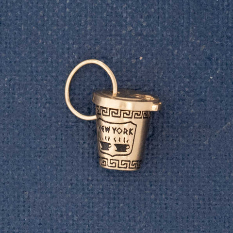 New York Coffee Cup Charm