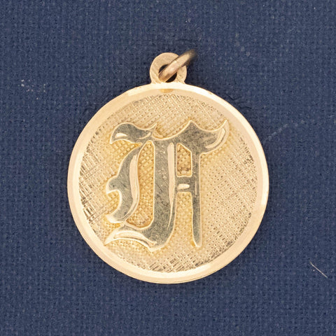 Old English "F" Medallion Pendant