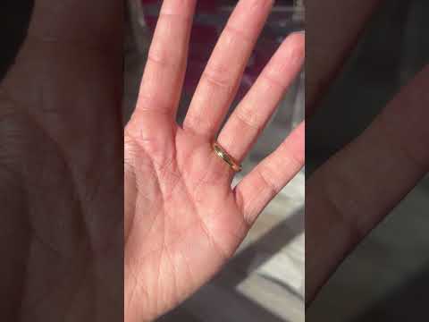 Video of 1.01ctw Old European Cut Diamond Half-Eternity Yin-Yang Band, vintage-inspired band with Old European Cut Diamonds, crafted in platinum and yellow gold