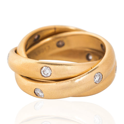 RARE Vintage Constellation Rolling Ring, by Cartier