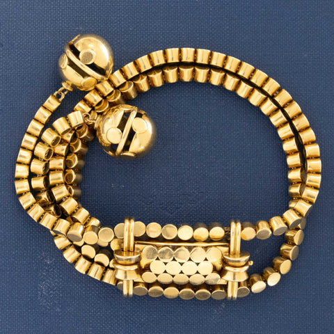Andre Col Retro French Gold Bracelet Watch, by Jaeger-LeCoultre