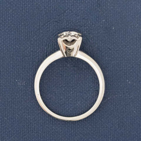 Round Cut Diamond Die Struck Soltiaire by Jabel