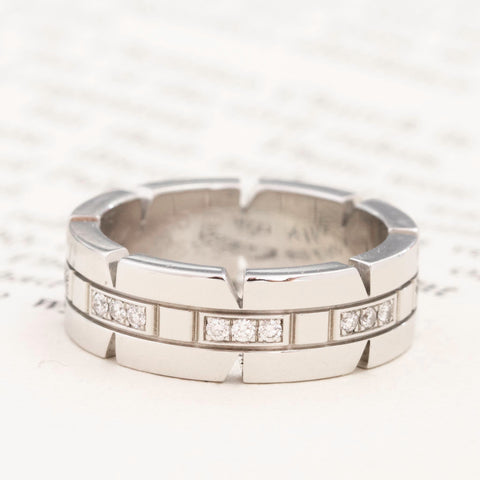 Cartier Tank Francaise diamond band in 18kt white gold – alternate view 3