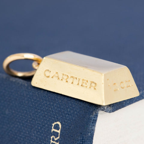 Vintage 1/2 oz Ingot Pendant, by Cartier