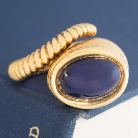 Vintage Cabochon Sapphire Ring, by Cartier Circa 1970s