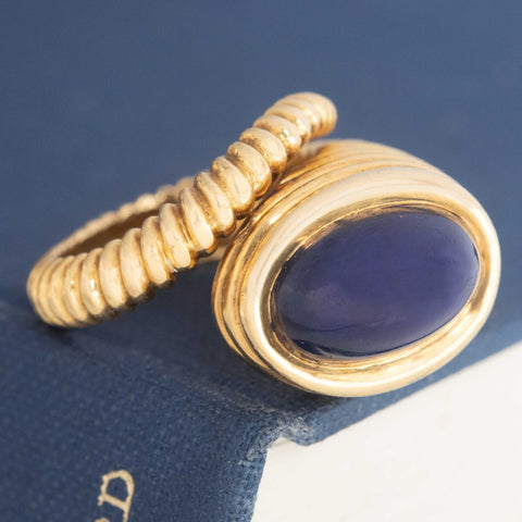 Vintage Cabochon Sapphire Ring, by Cartier Circa 1970s