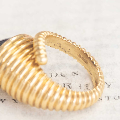 Vintage Cabochon Sapphire Ring, by Cartier Circa 1970s