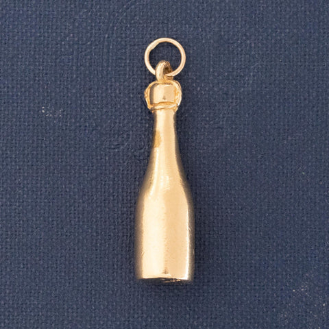 Vintage Champagne Bottle Charm