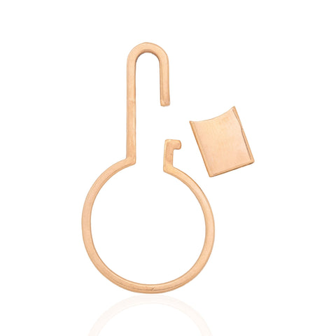 Vintage Circular Charm Holder/Carabiner