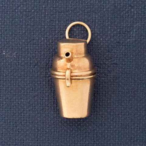 Vintage Cocktail Shaker Charm