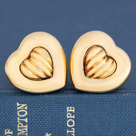 Vintage Convertible Heart Earrings, by Boucheron