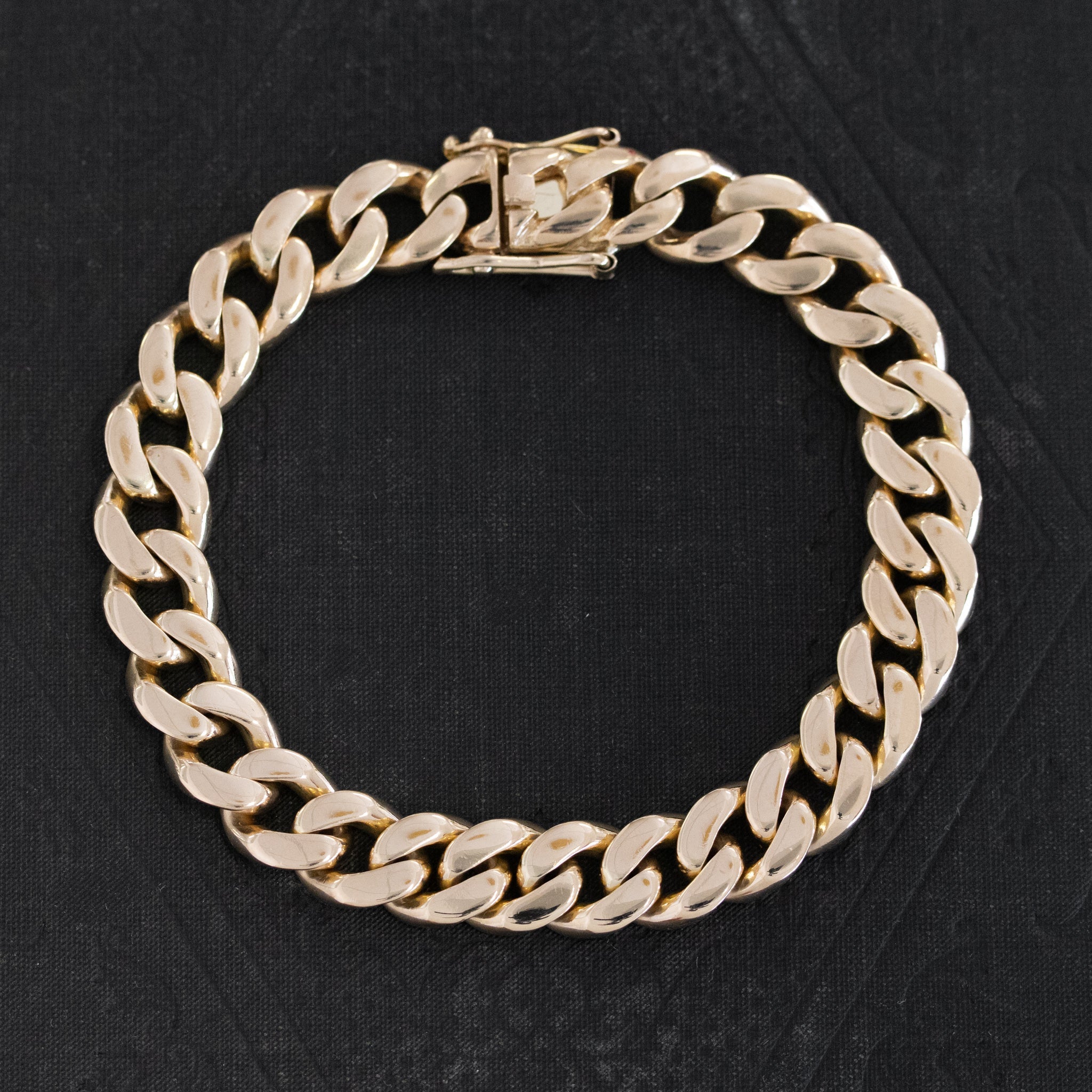 Vintage good Foster Curb Chain Link Men's Bracelet 75 grams